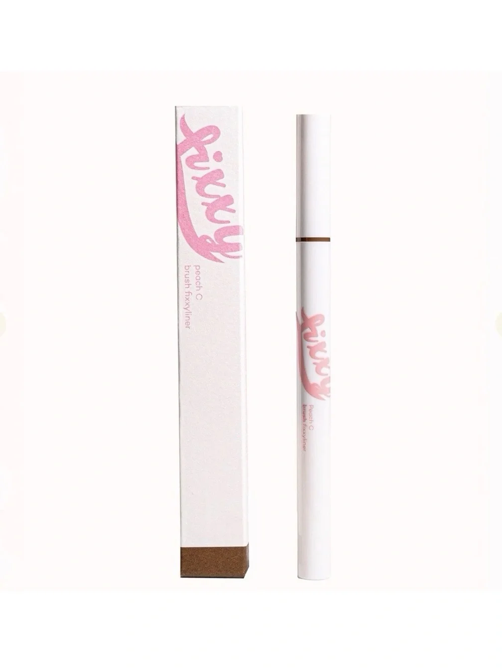 Peach C Fixxyliner 02 Brown Matte Eyeliner Pen Liquid Liner 0.02 oz